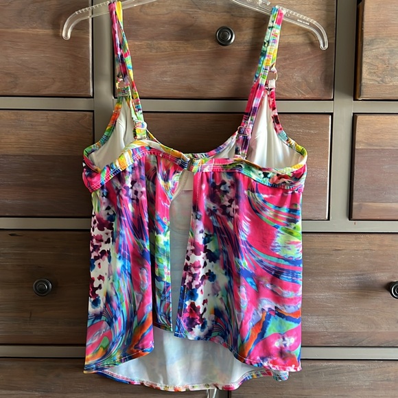 Tara Grinna tankini beautiful colors sz 8, 38-42c - Picture 4 of 9